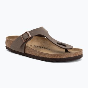 Klapki BIRKENSTOCK Gizeh Birkibuc Narrow mocca