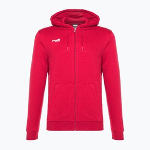 Bluza piłkarska męska Capelli Basics Adult Zip Hoodie red