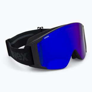 Gogle narciarskie UVEX G.gl 3000 TO black matt/mirror blue/lasergold lite/clear
