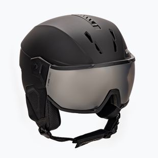 Kask narciarski UVEX Instinct Visor black matt/mirror silver/smoke