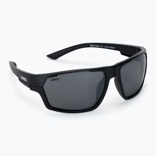 Okulary przeciwsłoneczne UVEX Sportstyle 233 P black matt/polavision litemirror silver