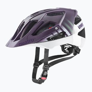 Kask rowerowy UVEX Quatro CC plum/white matt
