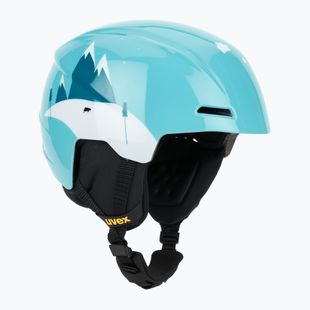Kask narciarski dziecięcy UVEX Viti Jr turquoise rabbit