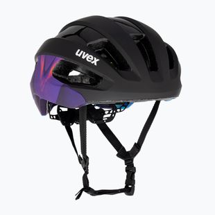 Kask rowerowy UVEX Rise Pro MIPS black/galaxy matt