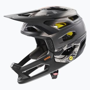 Kask rowerowy UVEX Revolt MIPS oak brown/orange matt