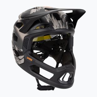 Kask rowerowy UVEX Revolt MIPS oak brown/orange matt