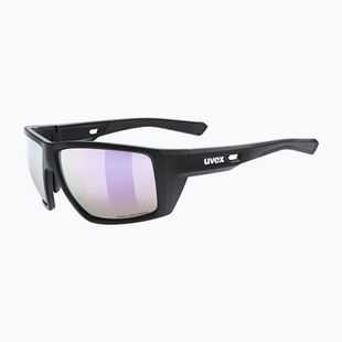 Okulary przeciwsłoneczne UVEX Mtn Venture CV black matt/mirror pink