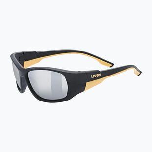 Okulary przeciwsłoneczne dziecięce UVEX Sportstyle 514 black matt/mirror silver