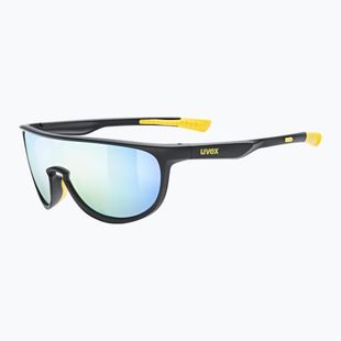 Okulary przeciwsłoneczne dziecięce UVEX Sportstyle 515 black matt/mirror yellow
