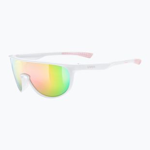 Okulary przeciwsłoneczne dziecięce UVEX Sportstyle 515 white matt/mirror pink