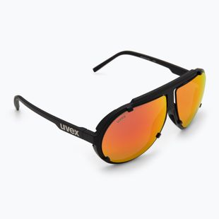 Okulary przeciwsłoneczne UVEX Esntl Pina black matt/miror red