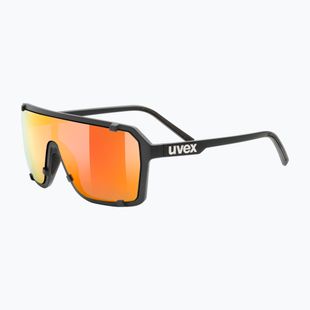 Okulary przeciwsłoneczne UVEX Esntl Epic black matt/mirror red