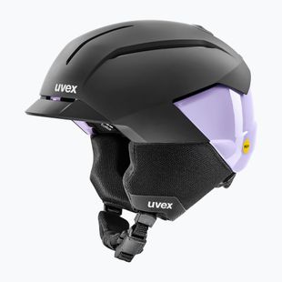 Kask narciarski UVEX Levitate MIPS black/lavender matt