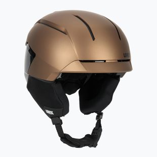 Kask narciarski UVEX Levitate MIPS brown/black matt