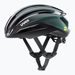 Kask rowerowy UVEX Surge Aero MIPS black/sage green matt