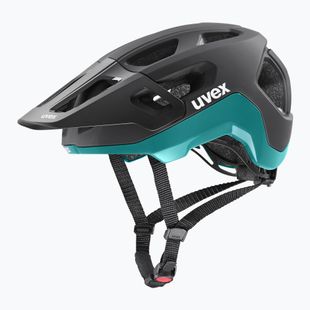 Kask rowerowy UVEX React black/teal matt