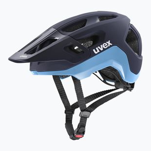 Kask rowerowy UVEX React deep space/azure matt