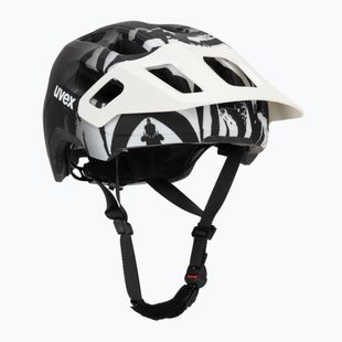 Kask rowerowy dziecięcy UVEX React Jr white/black matt