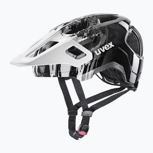 Kask rowerowy dziecięcy UVEX React Jr white/black matt