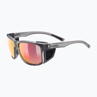 Okulary przeciwsłoneczne UVEX Sportstyle 312 smoke matt/mirror red