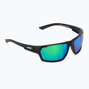 Okulary przeciwsłoneczne UVEX Sportstyle 233 P black matt/mirror green