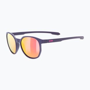Okulary przeciwsłoneczne UVEX LGL 54 blue matt/mirror purple