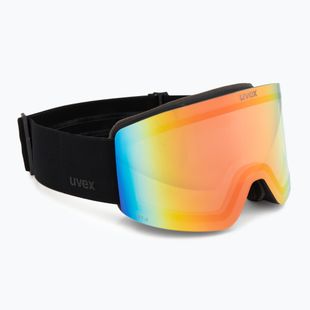 Gogle narciarskie UVEX Provoqe V black matt/vario rainbow mirror