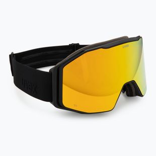 Gogle narciarskie UVEX Gravity FM black matt/mirror yellow/orange/clear