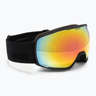 Gogle narciarskie UVEX Victorious V black matt/vario rainbow mirror