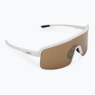 Okulary przeciwsłoneczne UVEX Dyrt white matt/mirror gold