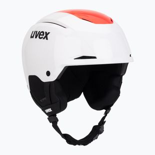 Kask narciarski UVEX Resolution SL white/electric red