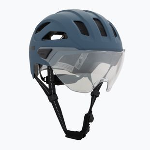 Kask rowerowy UVEX Stride Visor stone blue matt/lite mirror silver