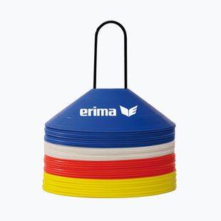 Pachołki treningowe ERIMA Marker Cones 40 szt. red/blue/yellow/white