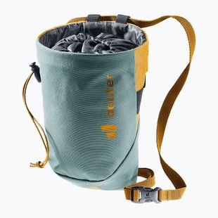 Woreczek na magnezję deuter Gravity Chalk Bag II teal-cinnamon