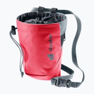 Woreczek na magnezję deuter Gravity Chalk Bag II hibiscus/ graphite