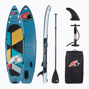 Zestaw deska SUP pompowana F2 Impact 10'8'' turquise