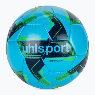 Piłka do piłki nożnej uhlsport Lite Soft 350 ice blue/navy/fluo green rozmiar 5