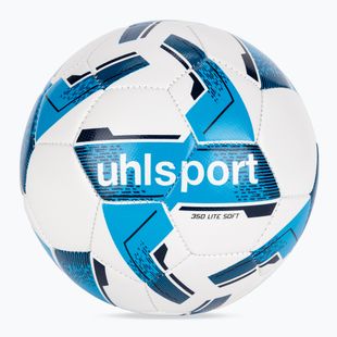 Piłka do piłki nożnej uhlsport Lite Soft 350 white/cyan/navy rozmiar 5