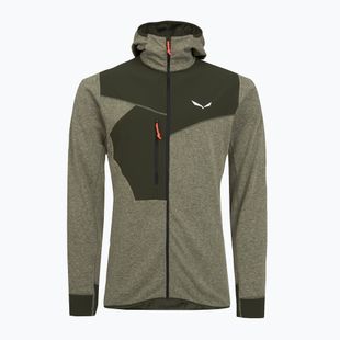 Bluza trekkingowa męska Salewa Puez 2 Dry Hood FZ dark olive melange
