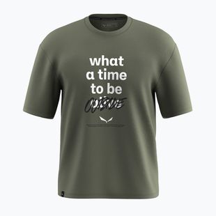 Koszulka męska Salewa Eagle Outside Loose faded green