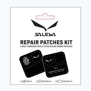 Zestaw naprawczy Salewa Repair Patches Kit 2pcs black/white