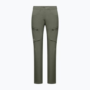 Spodnie softshell damskie Salewa Puez DST Cargo faded green
