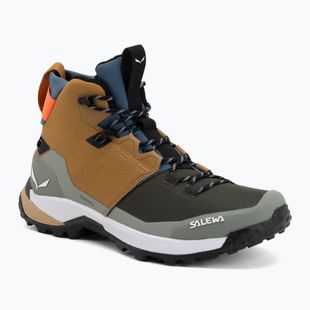 Buty trekkingowe męskie Salewa Puez 2 Mid Ptx golden brown/shadow