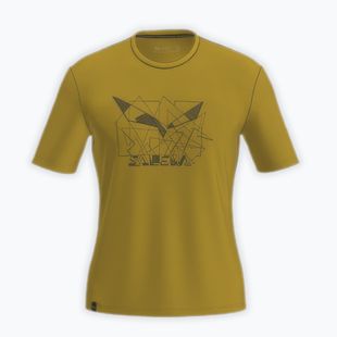 Koszulka męska Salewa Eagle Geometric olive oil