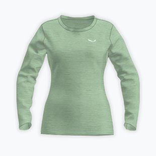 Longsleeve trekkingowy damski Salewa Puez Melange Dry pastel green melange