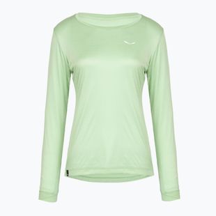 Longsleeve trekkingowy damski Salewa Puez Melange Dry pastel green melange