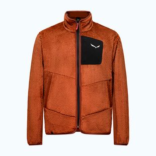 Bluza trekkingowa męska Salewa Puez Warm Full Zip bombay brown
