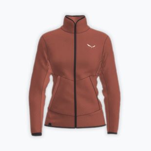 Bluza trekkingowa damska Salewa Puez Warm Full Zip etruscan red