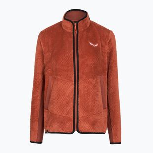 Bluza trekkingowa damska Salewa Puez Warm Full Zip etruscan red