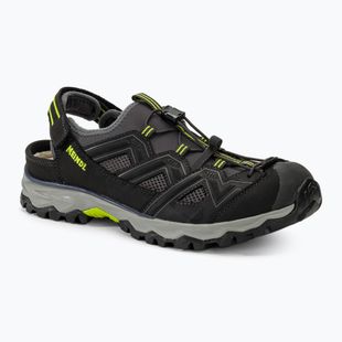 Sandały męskie Meindl Bari - Comfort fit anthracite/lemon